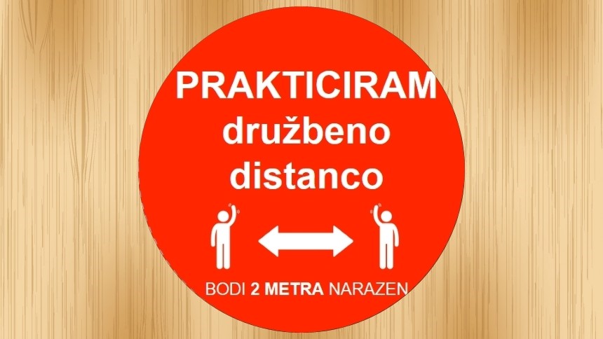 prakticiram druzbeno distanco naslovna
