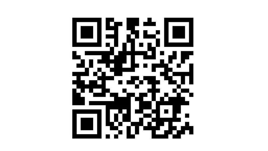 Koda QR na belem ozadju.