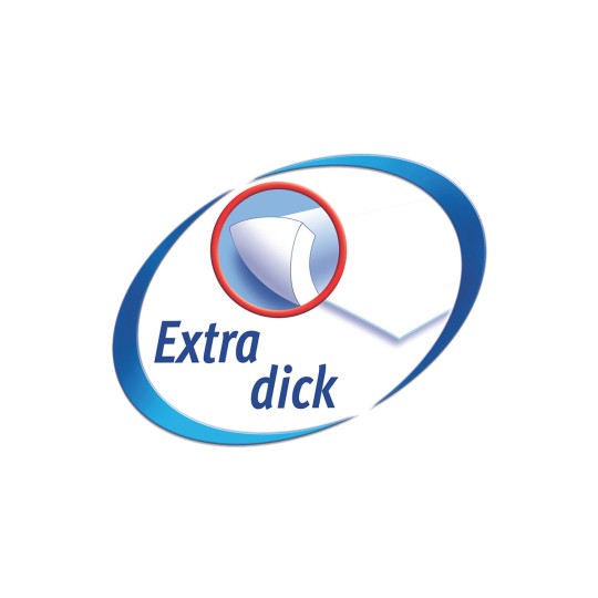 Simbol Extra dick (zelo debel papir)