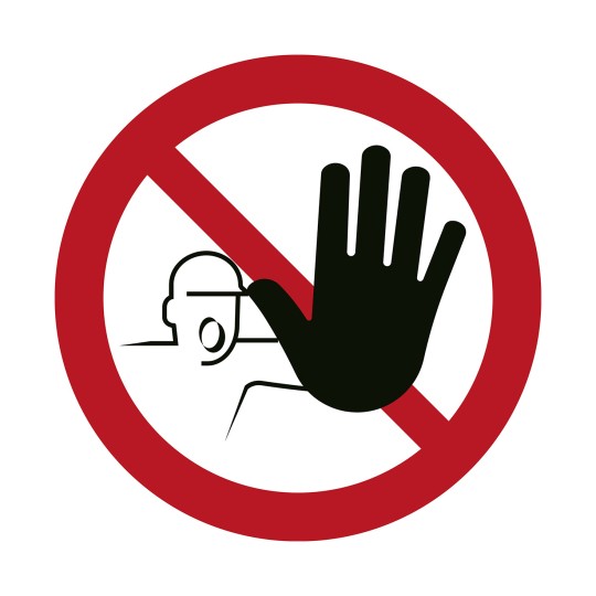 Programi znaki prepoved stop temp