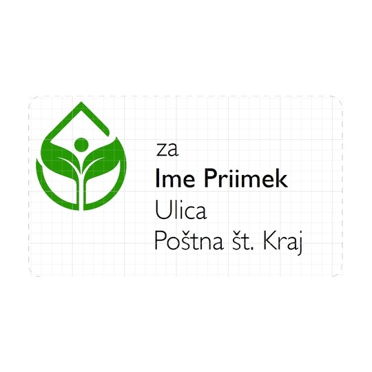 Oblikovanje etiket z naslovi s programom Avery Design & Print
