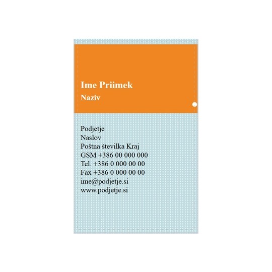 Oblikovanje vizitk s programom Avery Design & Print