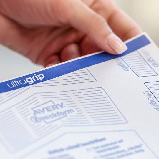 Slika: tehnologija ultragrip na etiketah