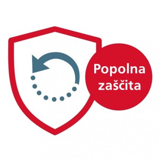 Etiketa s piktogramom: popolna zascita
