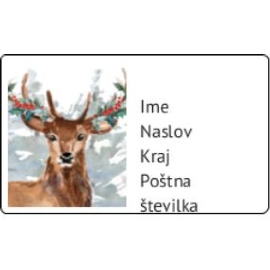 Etiketa z naslovom