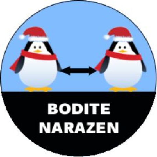 Potiskana okrogla etiketa