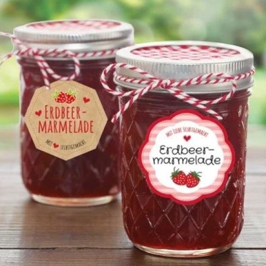 Etikete marmelada med kompot