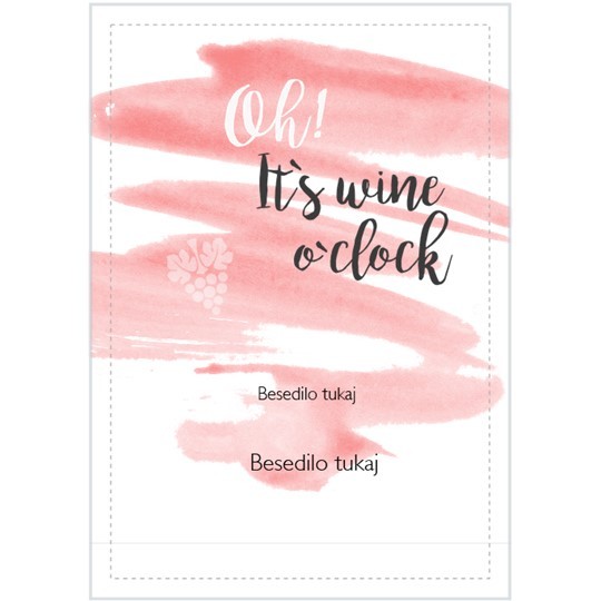 program etikete steklenica itiswineoclock predloga