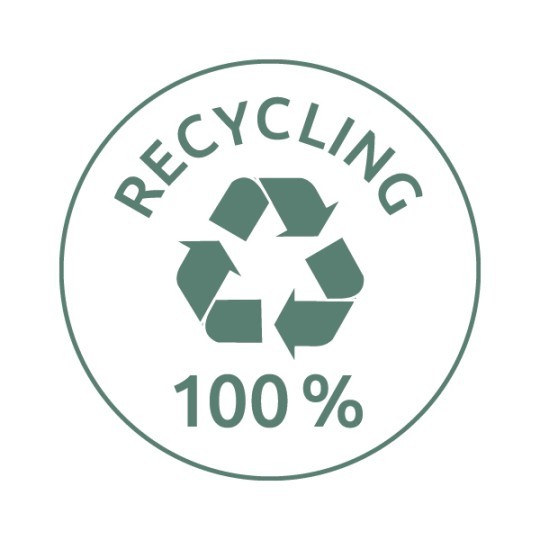 Znak: recycling 100 %