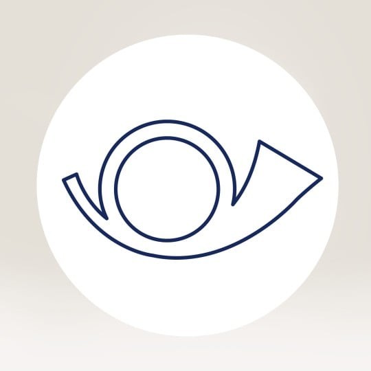 Slika prikazuje logo frankirnega stroja