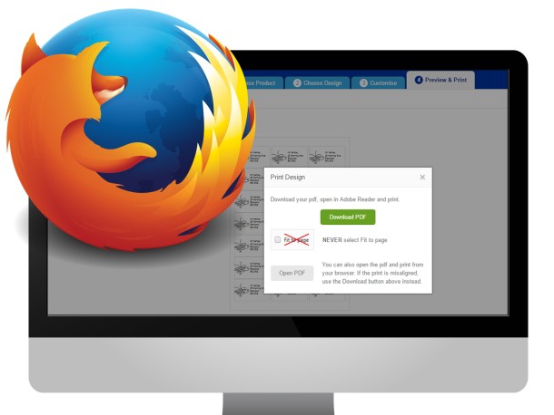DPO nastavitve brskalnik Firefox