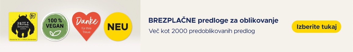 Letak: brezplacne predloge v programu Avery Design & Print 