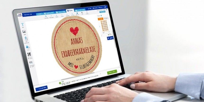 Oblikovanje etiket s programom Avery Design & Print