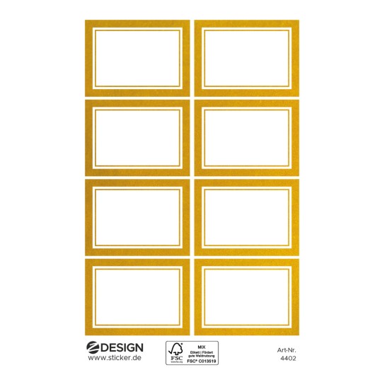 Slika posamezen list, artikel: 4402, nalepke za označevanje, format: 85 x 160 mm, 8 nalepk/list?