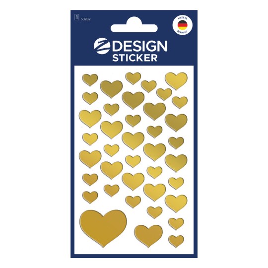 Slika embalaže: Z-Design, Artikel: 53282, Dekorativne nalepke, 85 x 160 mm, majhno pakiranje, 39 nalepk / 1 list