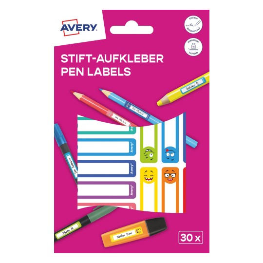 Slika embalaže: Avery Zweckform opozorilne nalepke, artikel: 59505, format: 85 x 160 mm, vsebina: 6 nalepk / 1 list, 6 nalepk/list?