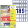 Univerzalne etikete, odstranljive L4731REV-65 Vsebina: etiket: 12.285 / listov: 65