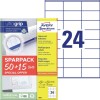 Univerzalne etikete 6602 Vsebina: etiket: 1.560 / listov: 65