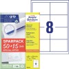 Univerzalne etikete 4782-65 Vsebina: etiket: 520 / listov: 65
