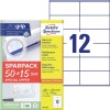 Univerzalne etikete 6175-65 Vsebina: etiket: 780 / listov: 65