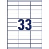 Štancna risba posameznega lista A4, artikel: 3421, univerzalne etikete, format: 70 x 25,4 mm, 33 etiket/list?