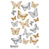 Slika posamezen list, artikel: 4417, dekorativne nalepke, format: 85 x 160 mm, 18 nalepk/list?