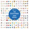 Slika paketa: Z-Design, Artikel: 51027, Sortiment papirnatih nalepk, 130 x 183 x 5 mm, mala embalaža, 1.080 nalepk / 120 listov