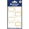Slika na pakiranju: Z-Design, Artikel: 52096, božični nalepki, 52 x 33 mm, majhna embalaža, 8 nalepk / 1 list.