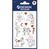 Slika na embalaži: Z-Design, Artikel: 55181, dekorativni nalepki, 85 x 160 mm, majhno pakiranje, 6 nalepk / 1 list