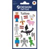 Slika pakiranja: Z-Design, artikel: 56771, otroške tetovaže, 85 x 160 mm, majhno pakiranje, 13 tetovaž / 1 list.