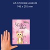 Primerjava velikosti z roko, artikel: 57794, en list otroškega albuma nalepk, format: 148 x 210 mm, barva: bela?