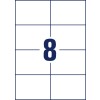 Štancni načrt posameznega lista A4, Artikel: 6138, Univerzalne etikete, Format: 105 x 74 mm, 8 etiket/list?
