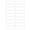 Slika posameznega lista, izdelek: ETVET36, tekstilne etikete, format: 13 x 45 mm, 18 etiket/list?