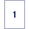 Risba na posamezen list A4, Artikel: J8167-25, Poštne nalepke, Format: 199,6 x 289,1 mm, 1 nalepka/list?