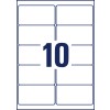 Tloris posameznega lista A4, Artikel: L7783-25, Prosojne etikete, Format: 96 x 50,8 mm, 10 etiket/list?