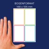 Velikostna primerjava z roko, Artikel: NAME8C, en list nalepk z imenom, format: 48 x 70 mm, barva: ?